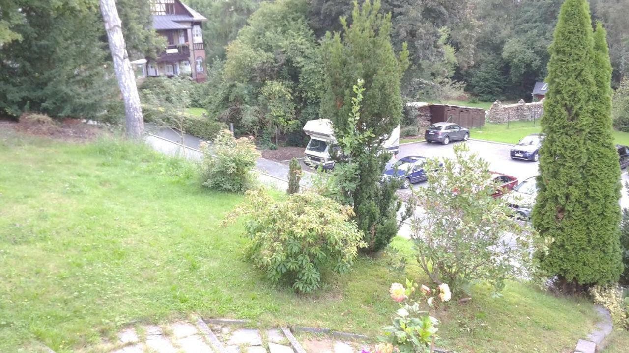 באד אלסטר Ferienwohnungen Villa Goldbrunnen מראה חיצוני תמונה
